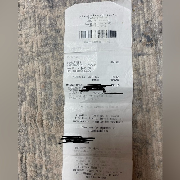 Celine polarized flat top square sunglasses - Picture 6 of 6